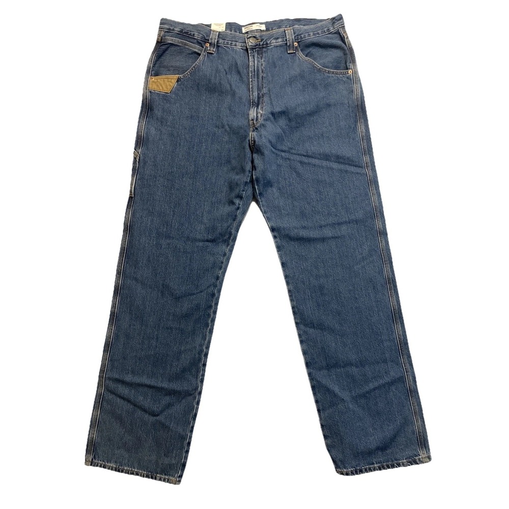 NWT Levi's 42 x 36 Signature Workwear Carpenter Contractor Blue Jeans Mens‎ FAST